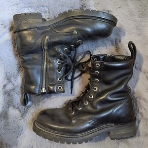 Vintage Harley-Davidson Moto Boot